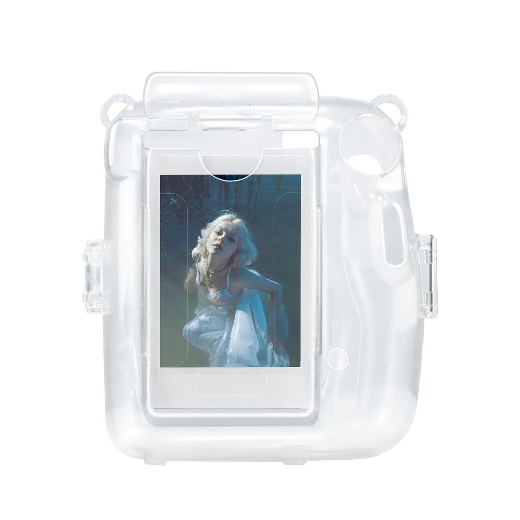 Camera Case for mini11 Transparent Fashion PVC Camera Protective Case with Shoulder Strap