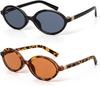 Oval Sunglasses for Women,Retro Oval Sunglasses,100% UV Protection