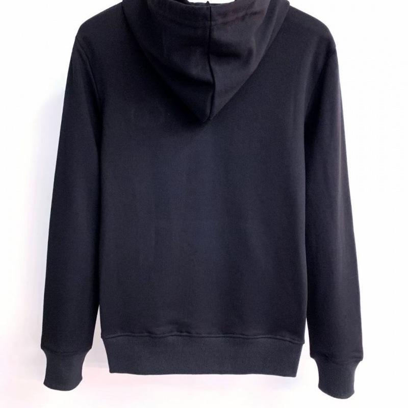 European Style Embroidered Hooded Sweatshirt - Casual, Fleece-Lined, Long Sleeve, Autumn/Winter Loose Fit
