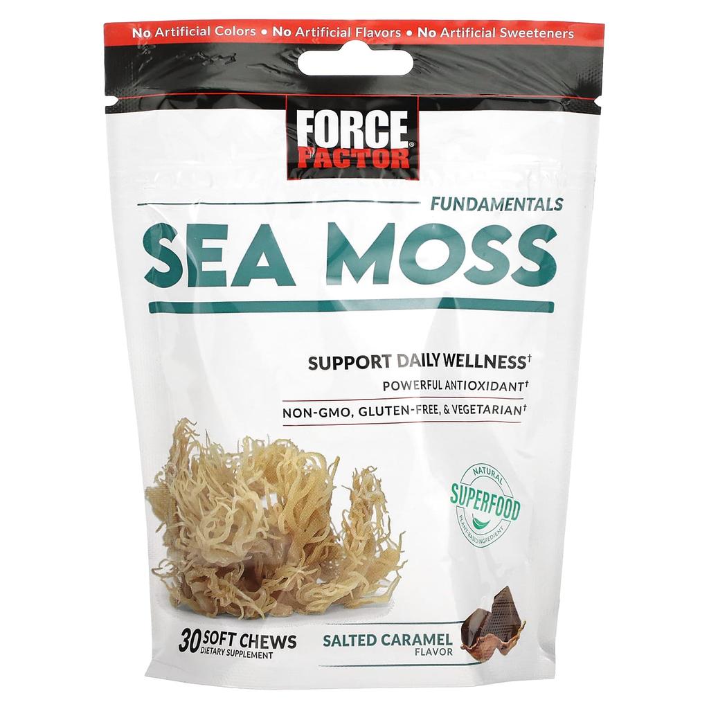 Fundamentals, Sea Moss, Salted Caramel, Soft Chews 30 Pieces (250Mg per Piece)