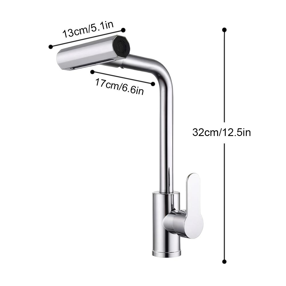 360 Degree Swivel Faucet Bathroom Faucet Multifunctional Hot and Cold Water Faucet Drinking Water Faucet for Wash Basin