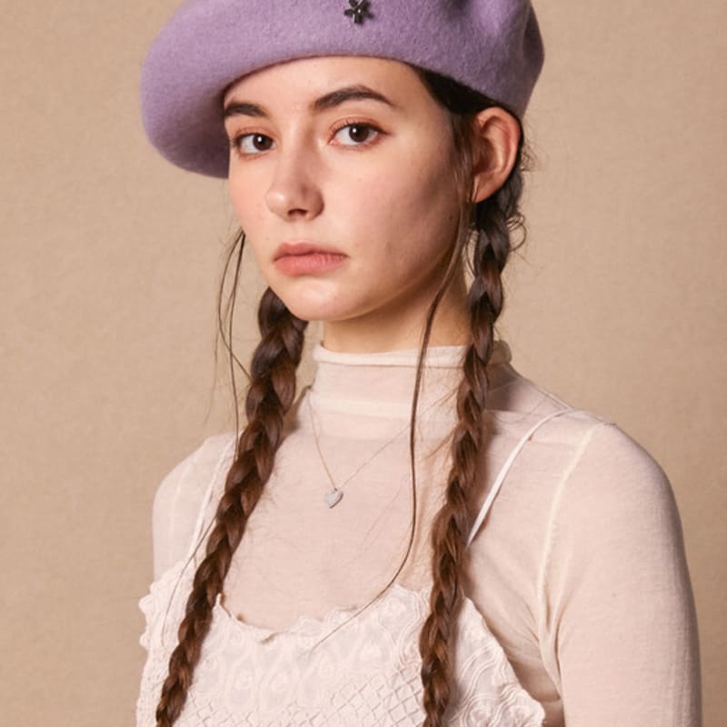 JEDE BLUME BEZAUBERNDE WOOL LICHTLILA BARETT