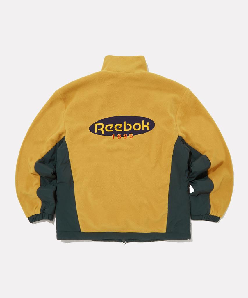 Reebok Fleece Reversible Jacket - Mustard:Khaki
