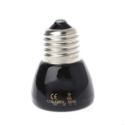 Ceramic Heater Black Lamps for Reptiles Amphibians for Turtle Snake Bro X3UC