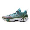 Li Ning Wade Confortable Polyvalent Antidérapant Résistant à l'Usure Chaussures de Basket-ball Basse Homme sneaker Bleu Vert ABPV021-5