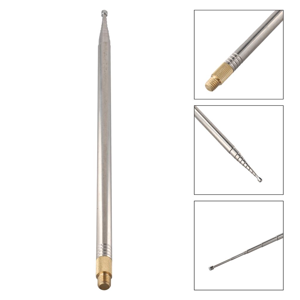 DIY Shortwave Radios Stainless Steel Antenna JPC M Whip Antenna Portable Short Wave Antenna Stainless Steel Stainless Steel