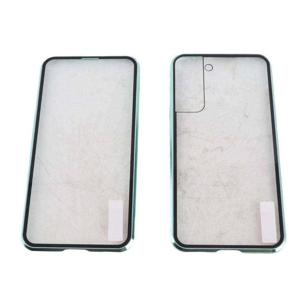 Pro S22 Pouzdro Oboustranné Sklo Kovové Plné Obalování Smartphone Magnetické Ochranné Pouzdro