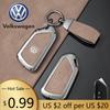 Für VOLKSWAGEN VW Autoschlüssel Hülle Schale Schlüsselanhänger für VW Volkswagen Golf 8 MK8 ID3 ID4 Cupra 2020 Für Skoda Octavia A8 SEAT Le