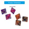 6pcs Mystical Divination Dices 8-Sided Astrologys Learning Prediction Dices for Enhancing Role Playing Game Experience