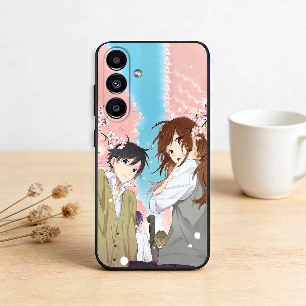 A-Anime H-Horimiya Phone Case For Samsung Galaxy A91,80,73,72 ,71,53,52,32 ,31,22,21s,20,Soft Black Case