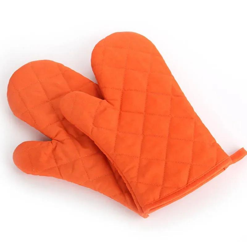 Non-slip Insulated Heat Resistant Kitchen Tool 1Pcs Microwave Oven Glove Mitten Baking Gloves Cotton