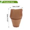HOPESPANNER Universal Gear Shift Knob Cover Stick Shift Handle Protector Automatic Leather 1 Pc Anti Slip Brown