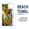 Fairyland Wonderland Print Beach Towel, Large Soft Quick Dry Towel for Beach Camping Swimming