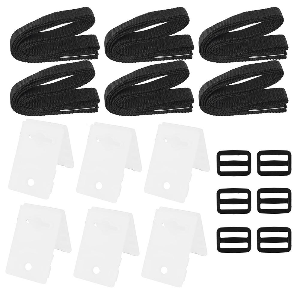 

For Solar For Pool Cover Fastening Straps and Clips Nylon and Plastic for For Pool Reel Roller Weather Resistant