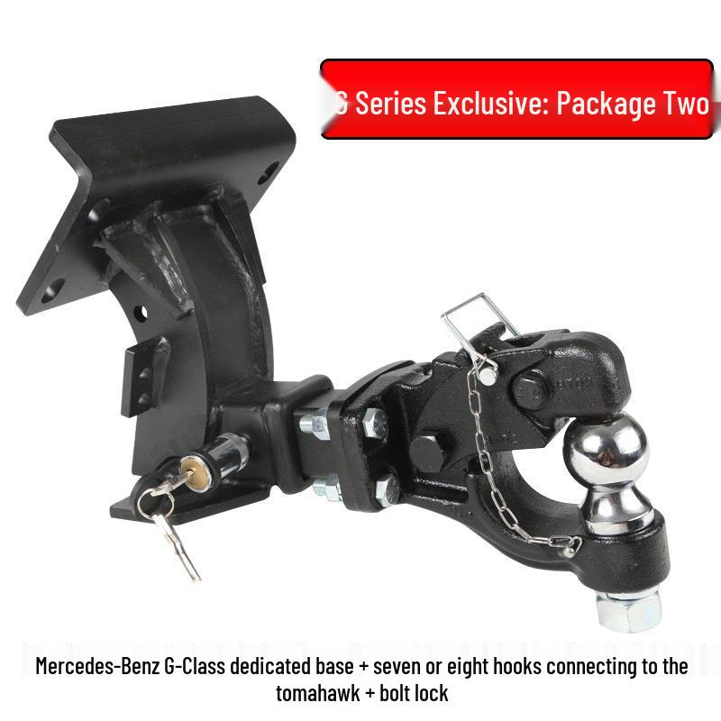 Compatible with Mercedes-Benz G-Class (G500, G350, G63, W463) rear tow bar modification, including unlicensed tow hooks.