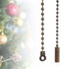 Set of 2 Ceiling Fan Chain Extenders with Connectors Bulb Pull Chain Extensions