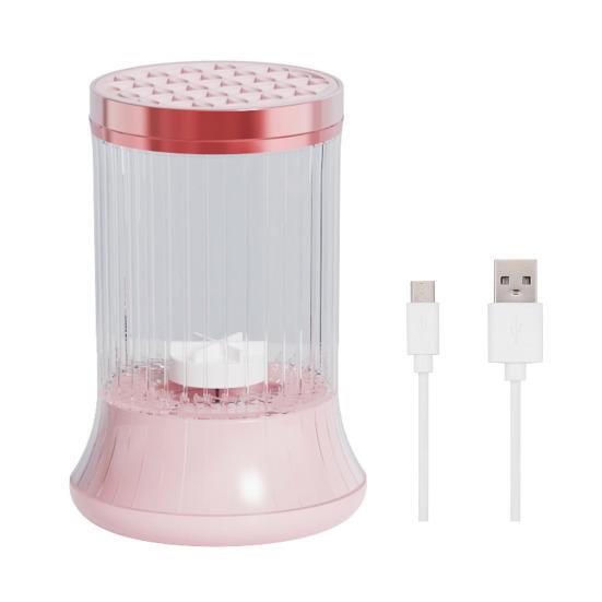 Makeup Brush Cleaner Electric Automatic Spinning Cosmetic Brush Washer Portable Cleaning Machine Makeup Accessory Cleaning Tool