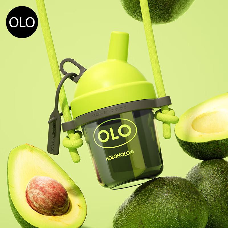 HOLOHOLO Portable Milk Tea & Coffee Straw Cup 420ml