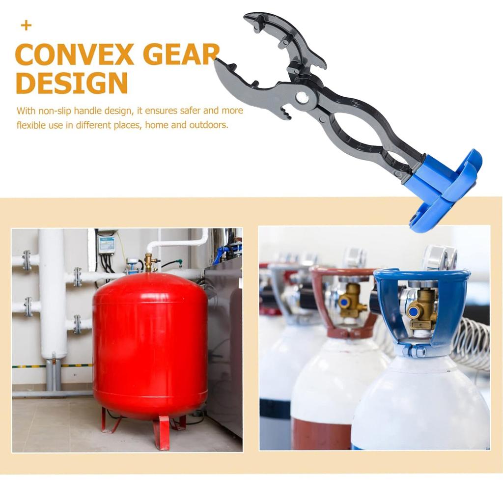 1ks Profesionální plynový klíč Protiskluzový Nastavitelný Klíč na válec Redukční ventil tlaku pro zkapalněné plyny Odstraňovací kleště