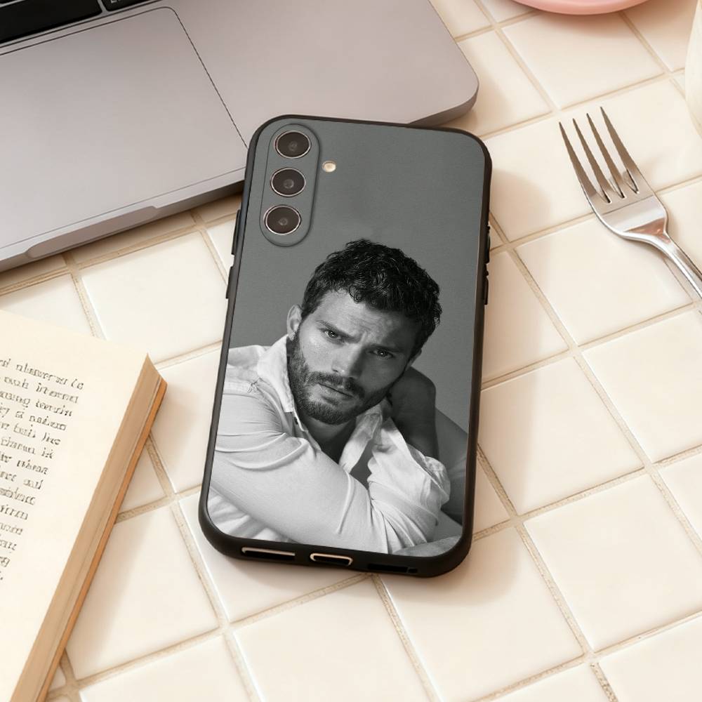 F-Fifty Shades of Grey Jamie Dornan phone Case For Samsung Galaxy A73,A72,A71,A70,A53,A52,A51,Others Soft Black Shell