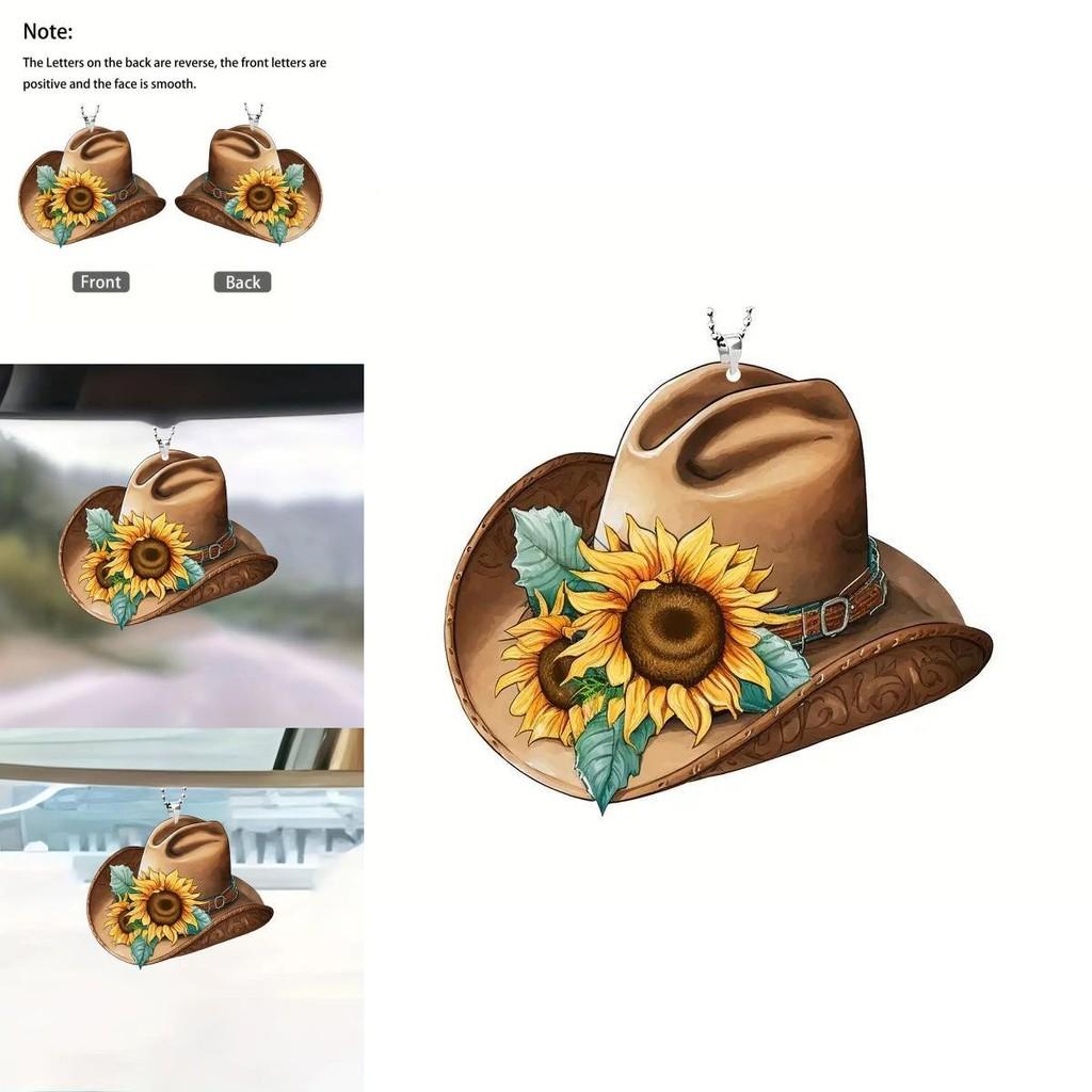 Cute Cartoon Style Acrylic Car Interior Christmas Tree Decorative Hanging Pendant