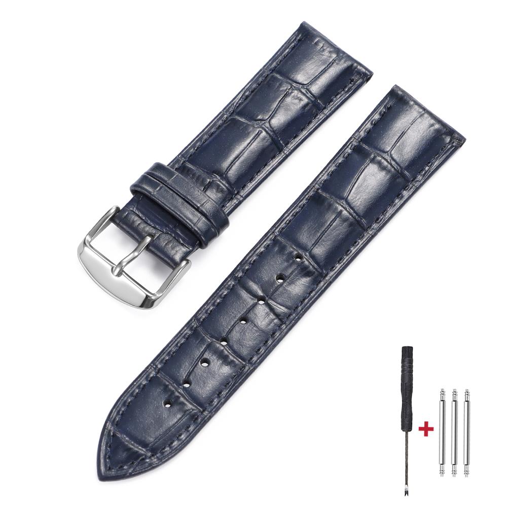 Universelles Ersatz-Leder-Uhrenarmband für Herren und Damen Leder-Uhrenband 12mm 14mm 16mm 18mm 20mm 21mm 22mm Uhrenarmband Gürtel