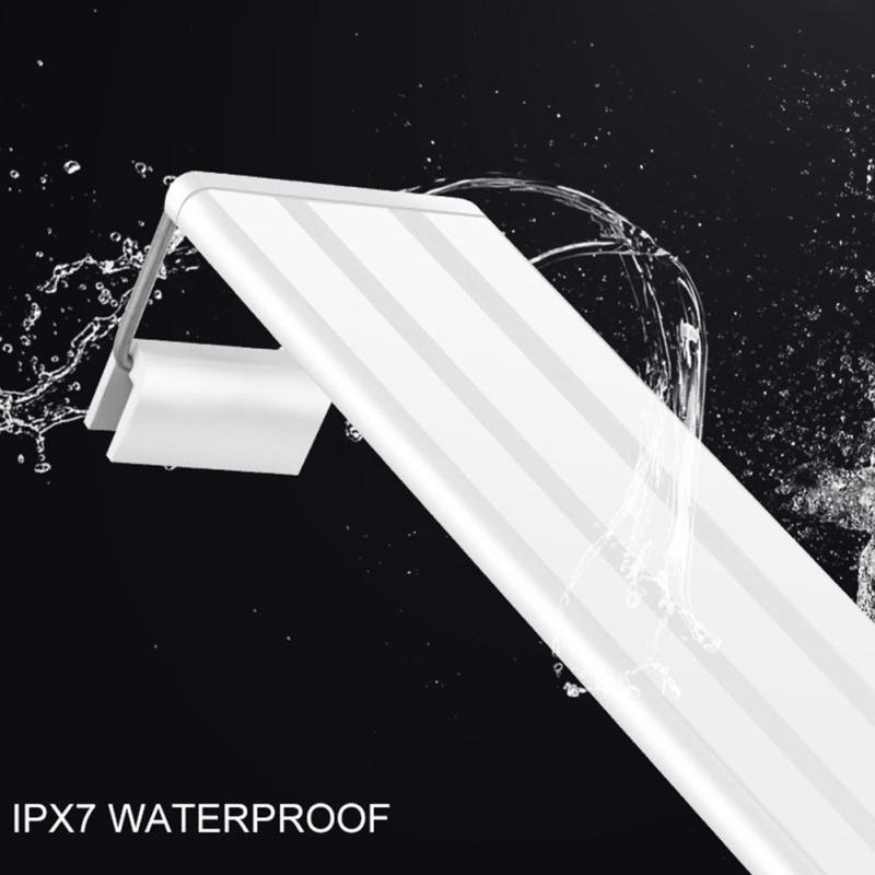 LED Lamp with Extensible Clip for Aquarium Fish Tank Lighting White Blue Light