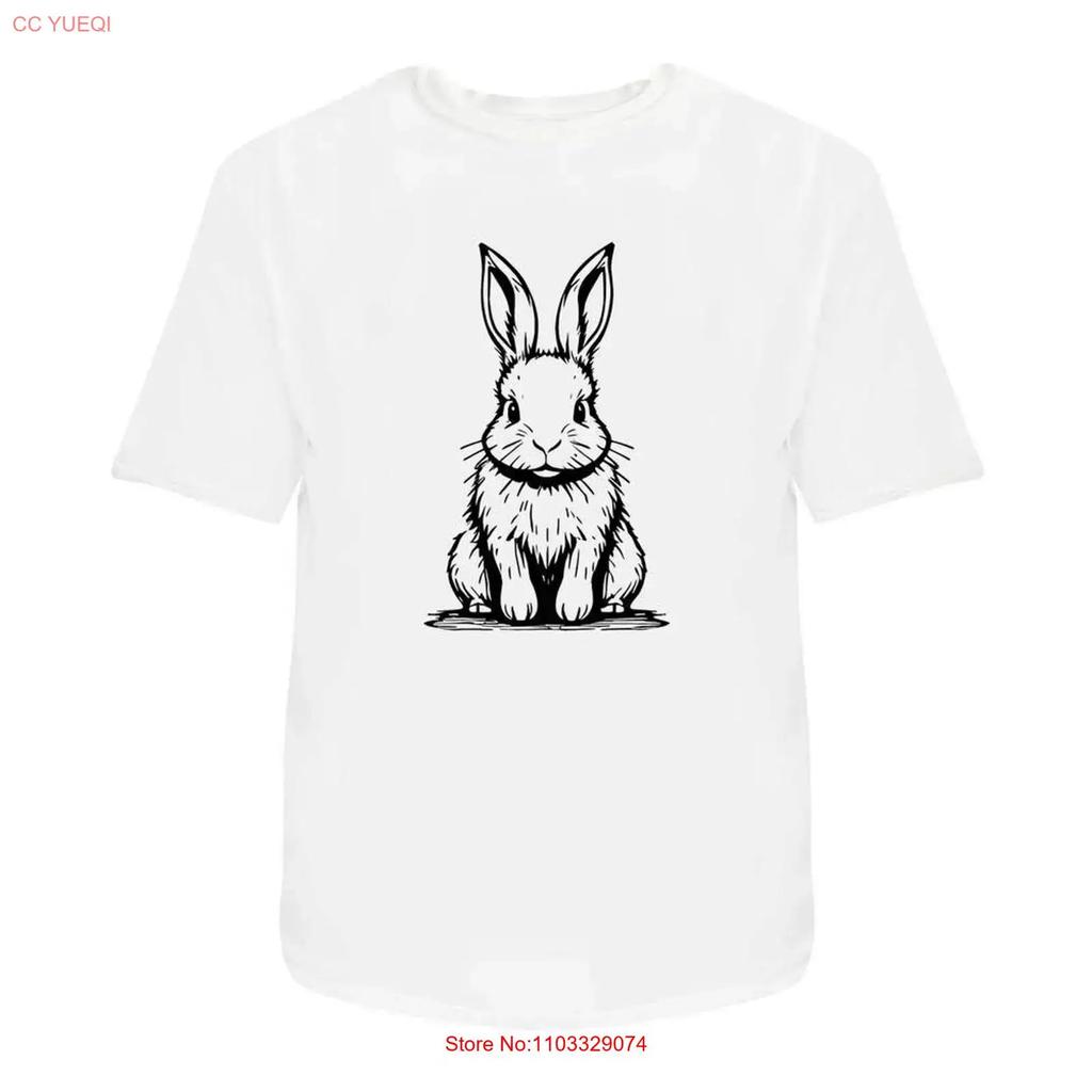 Serious Rabbit T Shirt 100 Cotton S 2XL TA044053 vintage Washed Casual Versatile Stylish graphic designer clothes homme
