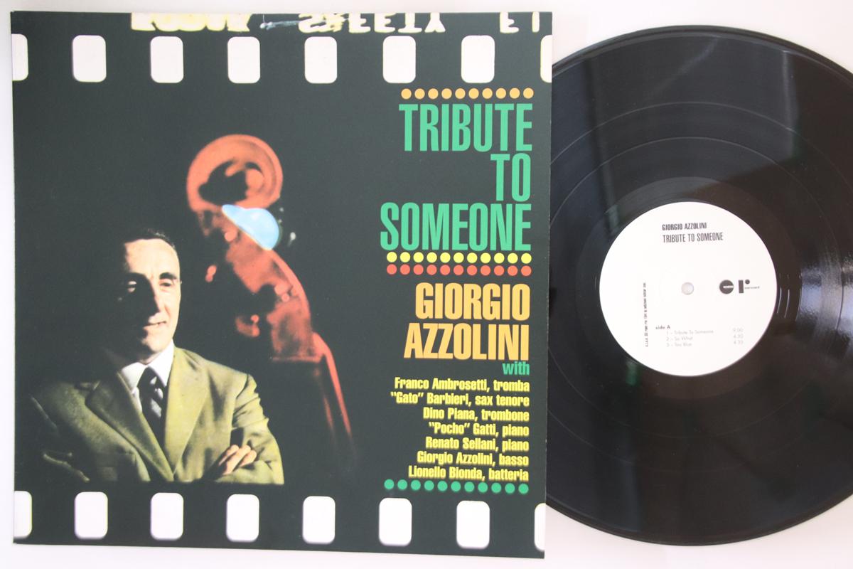 

LP Record GIORGIO AZZOLINI - Tribute To Someone RW104LP REARWARD 1999 Italy Jazz Used