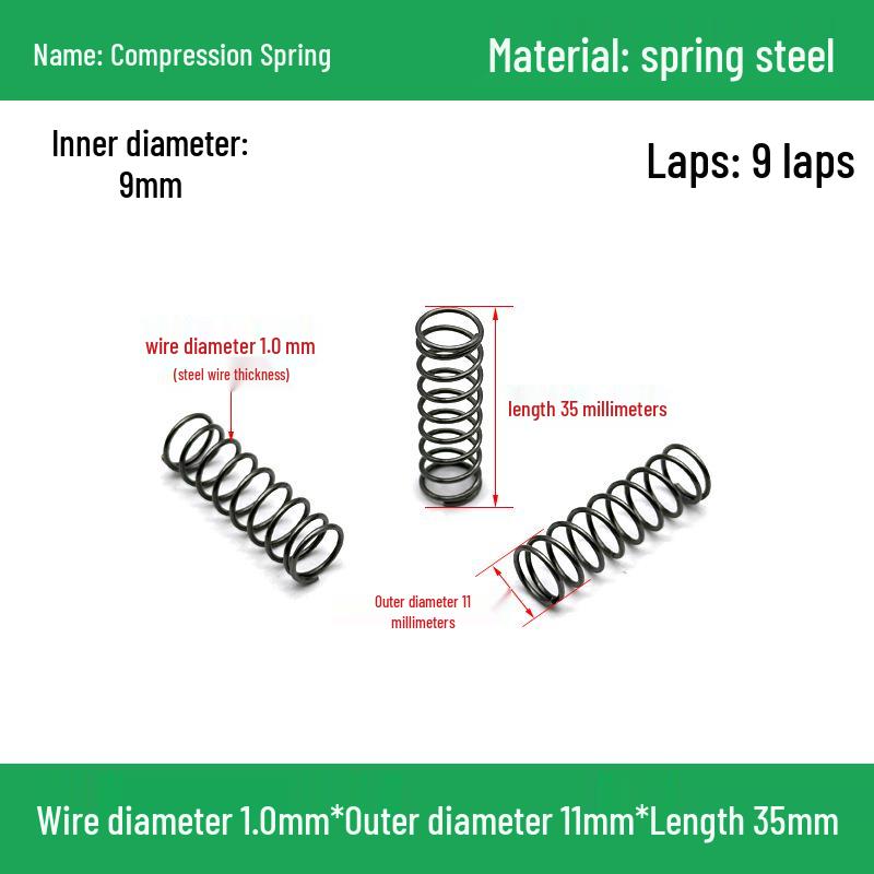 Heavy Duty Y-Type Compression Spring Shock Absorber, 1.0mm Wire Diameter, Outer Diameter 5-20mm.