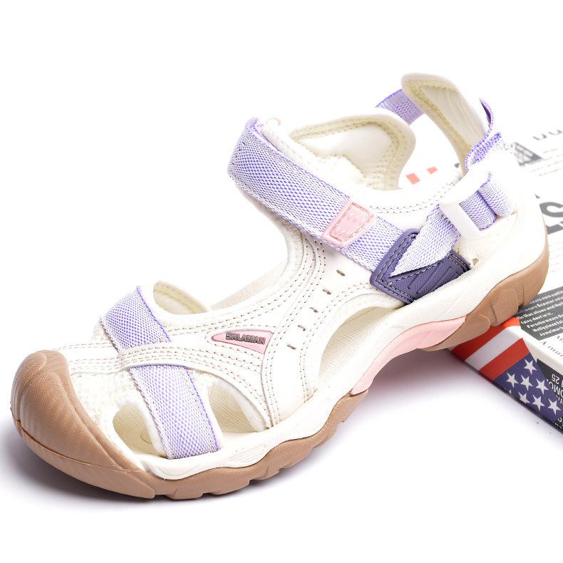 Foreign trade export outdoor sports sandals hole beach shoes men and women non-slip soft sole quick-drying wading shoes