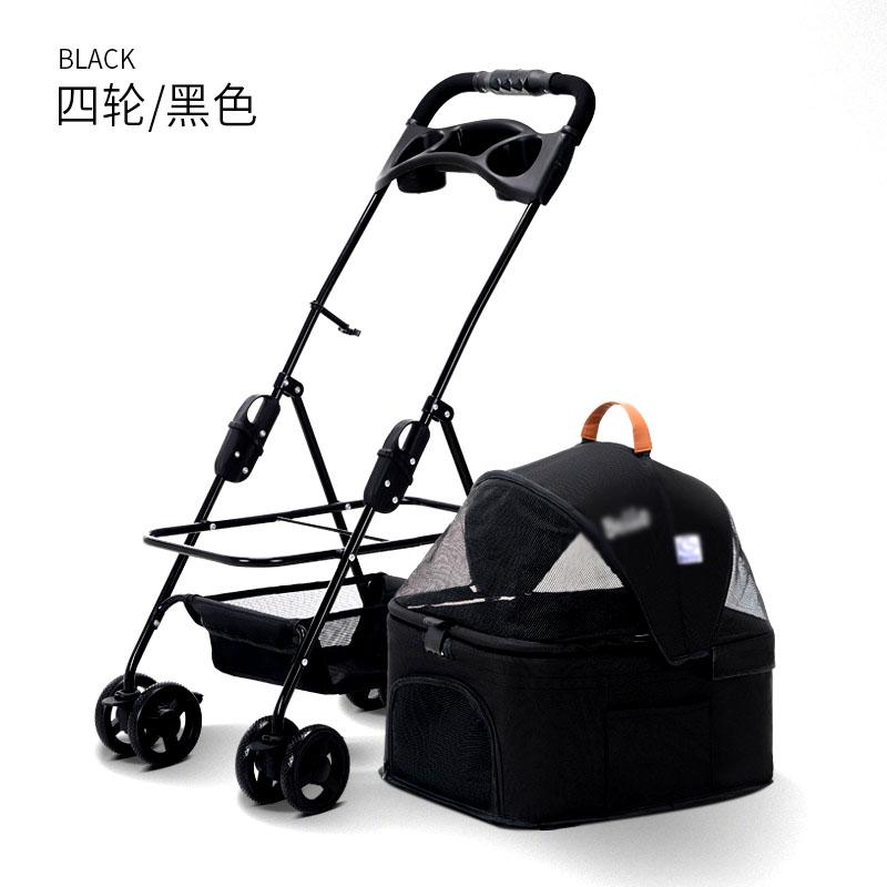 Small Medium Sized Dog Cart Light Foldable Transportation Walking The Cat Dog Car Seat Dual Purpose Garden Cart Pet Accessories