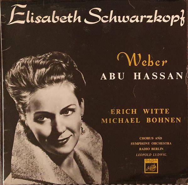 

LP Record CARL MARIA VON WEBER ELISABETH SC Abu Hassan FDY2065 Saga 1966 UK Classical Used