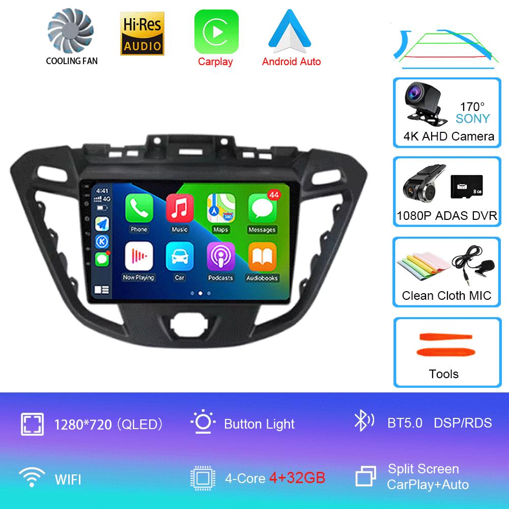Android 14 For Ford Tourneo Custom 1 I Transit 2012 - 2021 Car Radio Multimedia Video Player Navigation stereo GPS No 2din 2 din