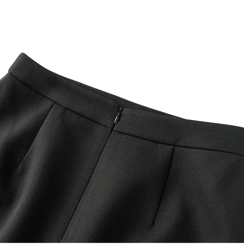 Stunning Fashionable Sleeveless Vest Coat & Midi Skirt Two-Piece Set