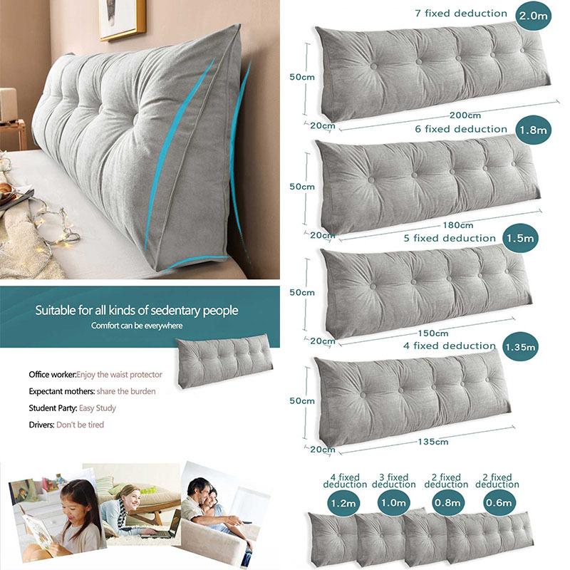 Kopfteil Kissen Schmerzlinderung Sofa Lendenkissen Keil Schlaf Kissen Bett Kissen