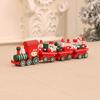 Hand Carved Wooden Holiday Train Display Toy Ornament For Seasonal Home Decoration And Decorative Kids Room Accent