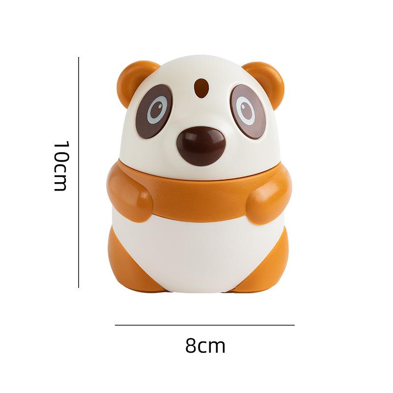 

Коробка для зубочисток Автоматически выдвигается Мультяшный Автоматический Нажимной Тип Цилиндр для Зубочисток Милая Бутылочка для Зубочисток и Банка для Зубочисток Panda Orange