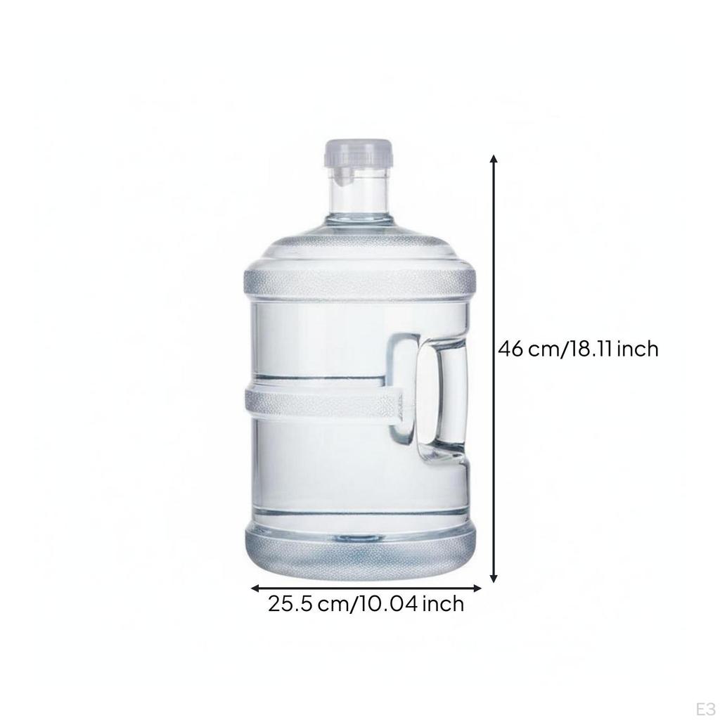Water Dispenser Bottle Food Grade Jug with Handle Thickened Large Refill Transparent