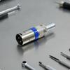 Metal Connector Adapter PrecisionMachined Cylindrical with Knurled Grip Compact