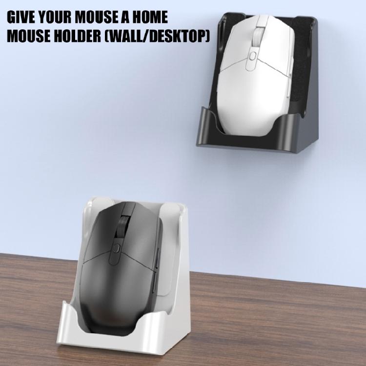 Minimalist Mouse Wall Mount Holder For Gaming Room Or Office Comes In Two Color