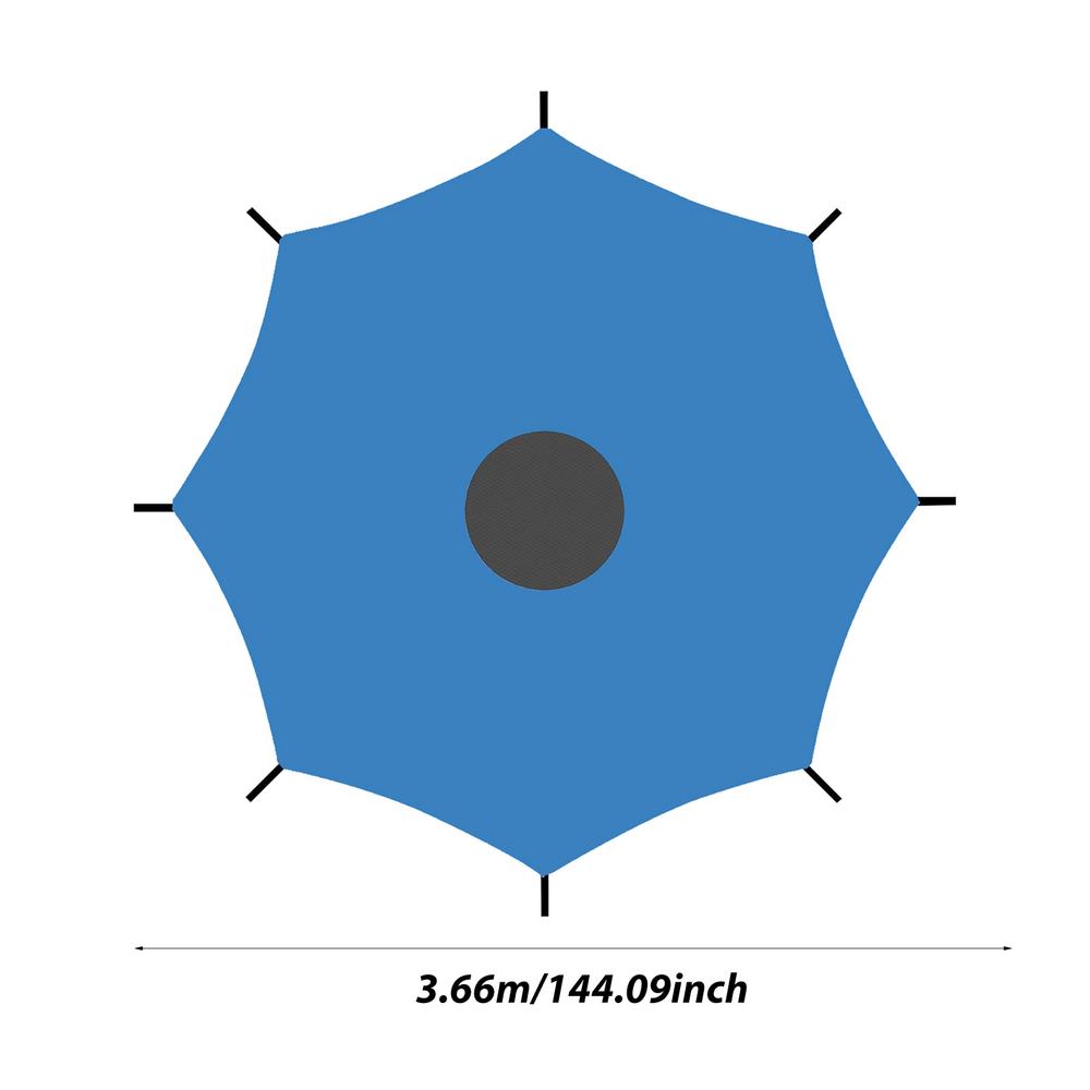 Trampoline Shade Anti-UV Trampolines Sunshade Easy To Install Trampoline Top Cover For Outdoor Playground Trampolines Sunshade