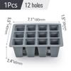 Silicone 4/6/12 Cell Seed Starting Tray Reusable Indoor Garden Nursery Box Seedling Pot Plants Propagation Germination Container