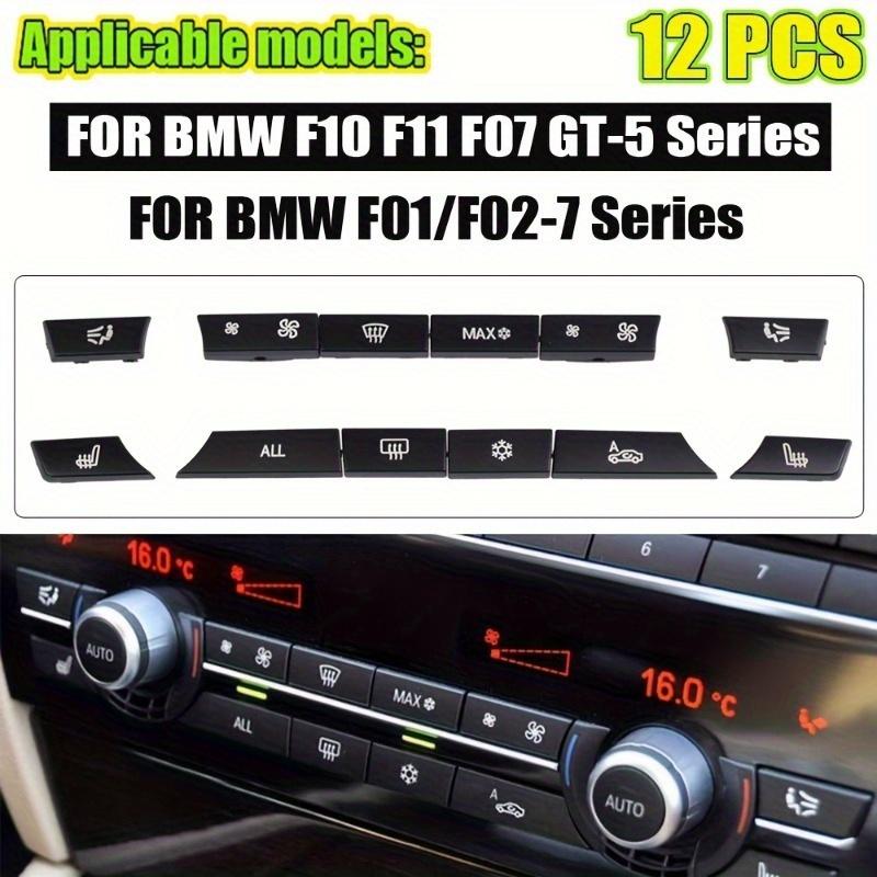 Car Dashboard Air Conditioner AC Button Heater Switch Cover For BMW 5/6/7 Series 5GT F10 F11 F18 F06 F12 F01 F02