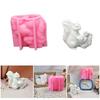 Squirrels Animal Statue Silicone Candle Molds for Epoxy Resin Candle Soap Making Home Decoration Gypsum Silicone Molds