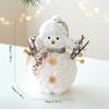 1PC Knitted Handmade Christmas Modern Simplicity Ornament Atmosphere Doll Desktop Plush Multi-element Festival