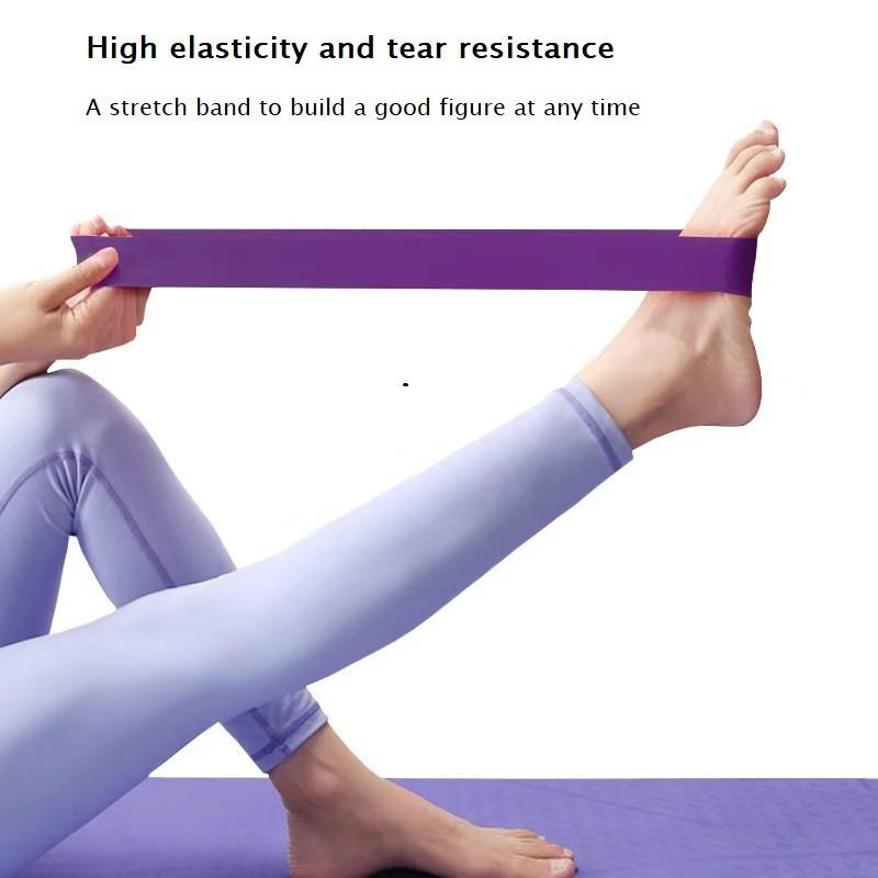 Yoga-Elastikband mit kreisförmiger Widerstandsschlaufe