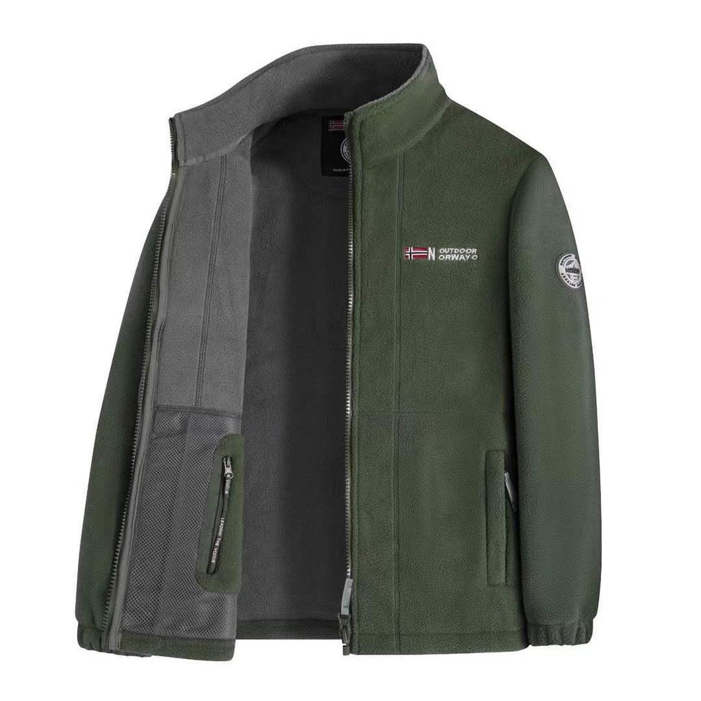 Functional Fleece Jacket: Warm Outdoor Protection for Autumn & Winter, Available In Plus Sizes - Norway Ready!