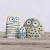 Three-Piece Owl Set, Lucky Owl Guardian, Animal Statue Gift, Interesting Owl Decoration, Bird Art Statue Home Decoration