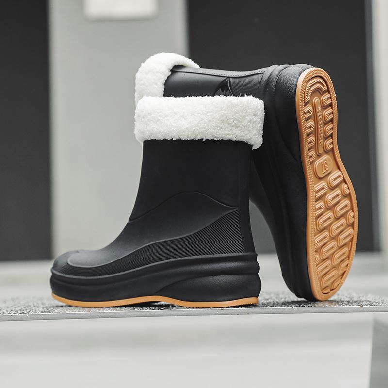 Women's Fashion Versatile Soft-soled Non-slip Rain Boots